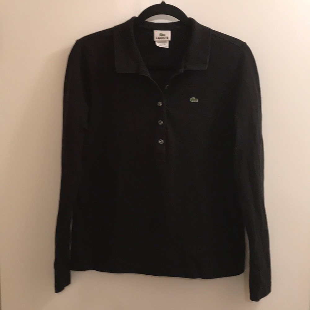 Black Lacoste Polo